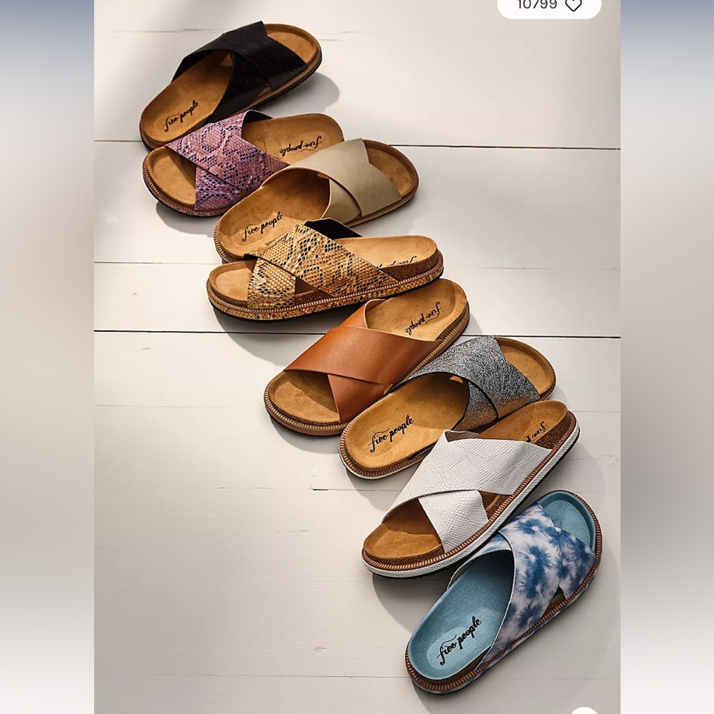 FREE PEOPLE Sidelines footbed slide sandal